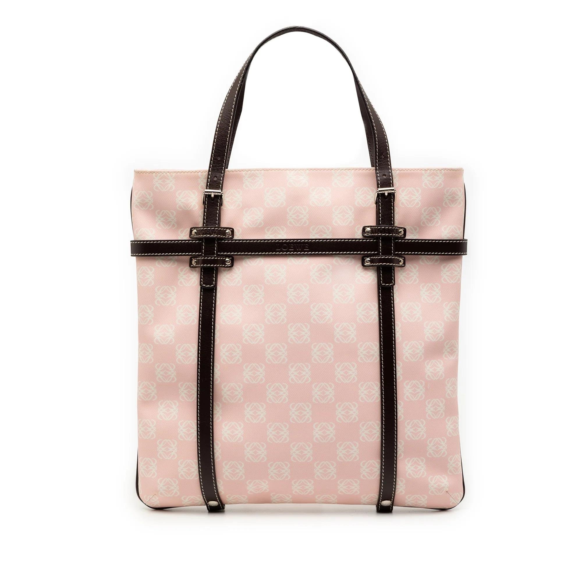 Anagram leather tote