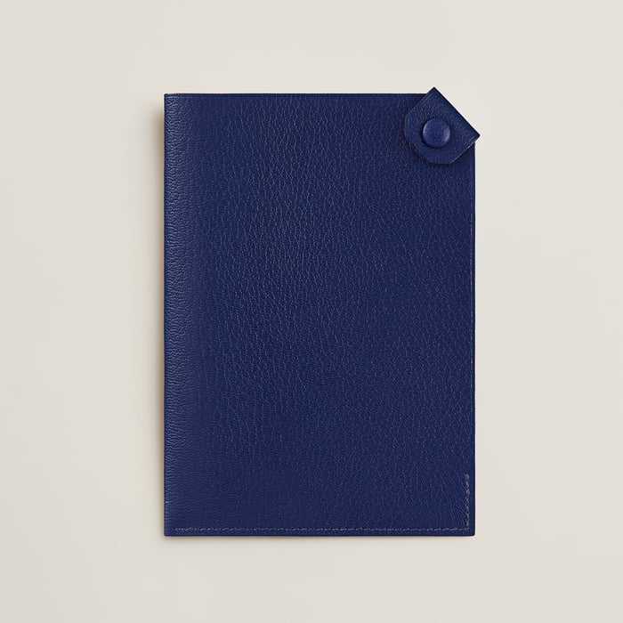 Bleu Saphir Tarmac Passport Holder