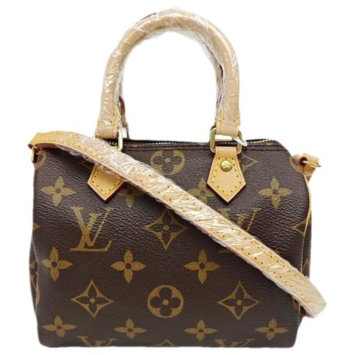 Nano Speedy / Mini HL leather handbag