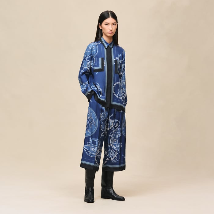 Bleu Lagune "Ex-libris a Main Levee" Classic Shirt