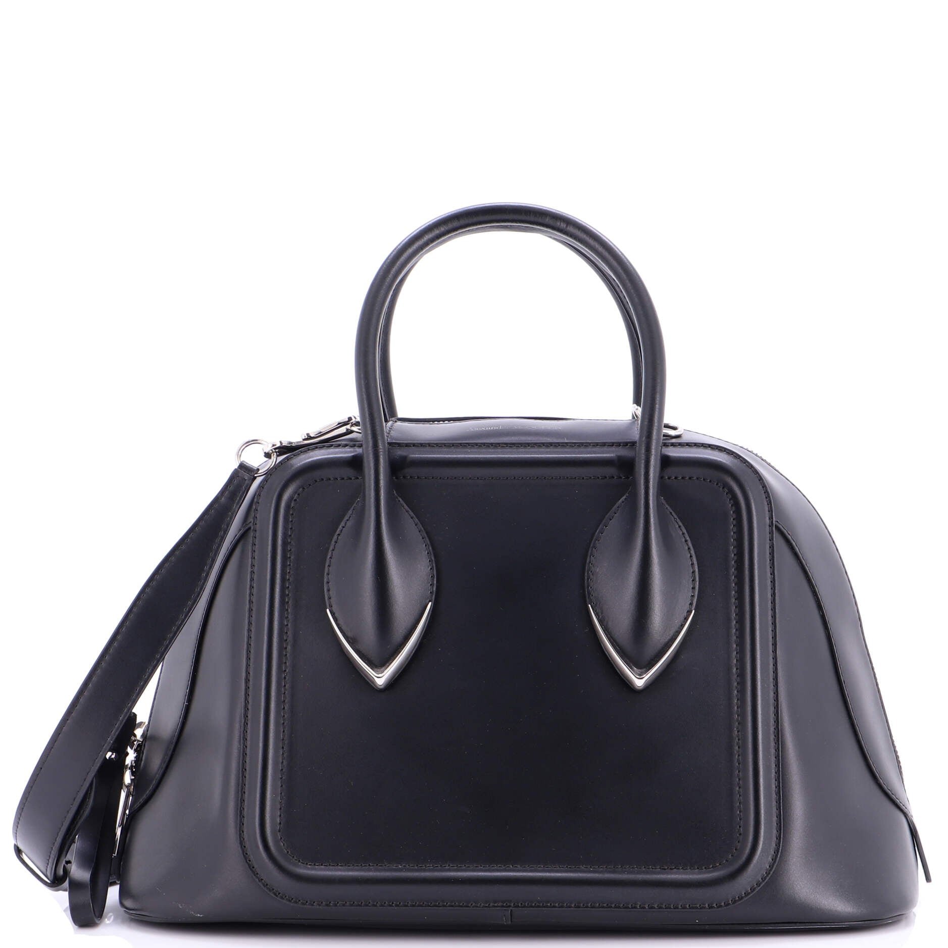 Alexander McQueen Pinter Top Handle Bag Leather