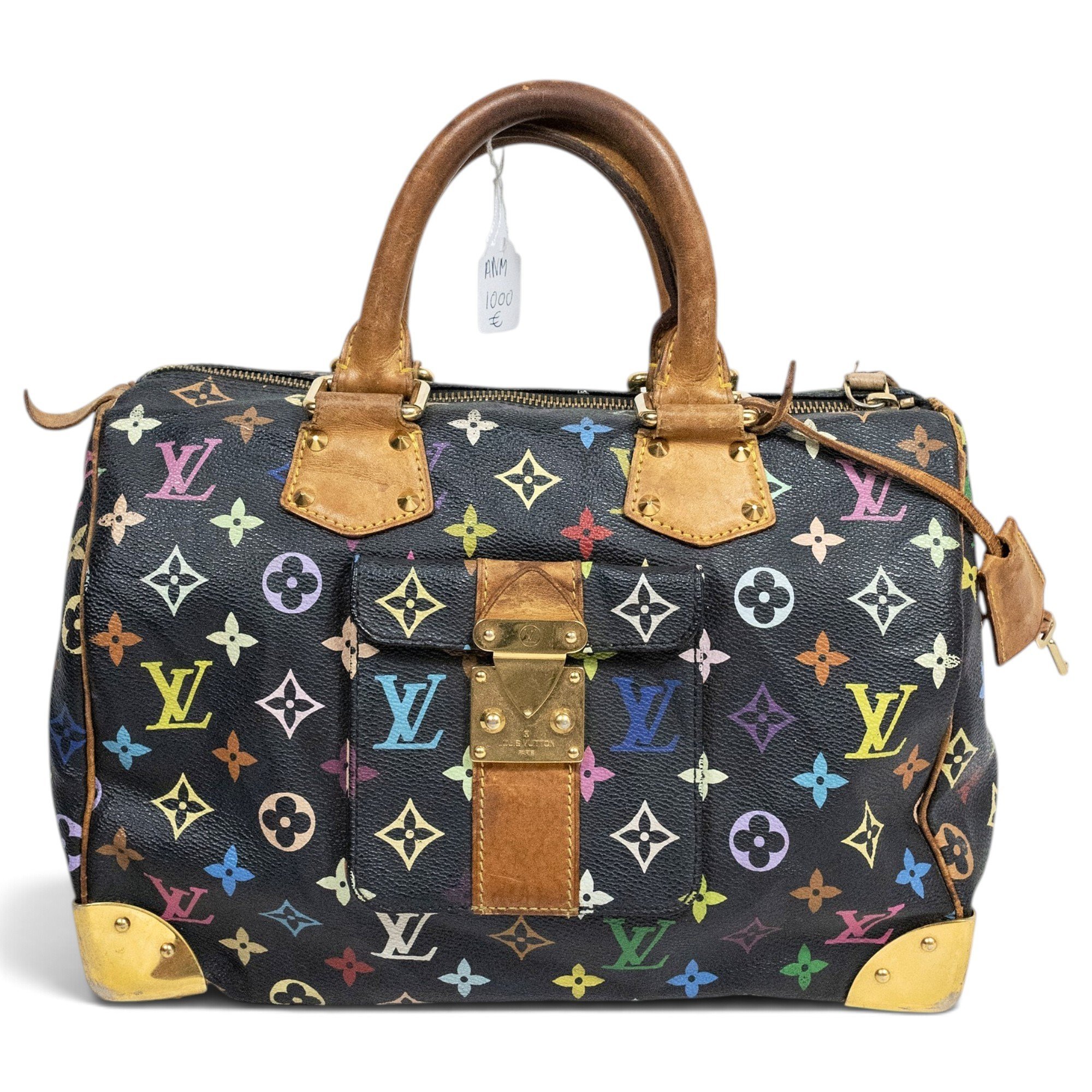 Speedy leather handbag