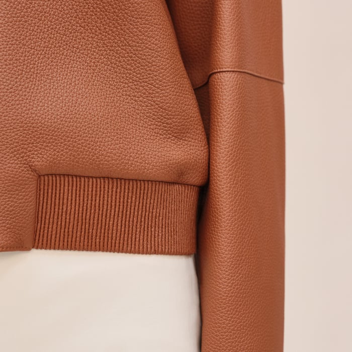 Marron Fauve Short Jacket