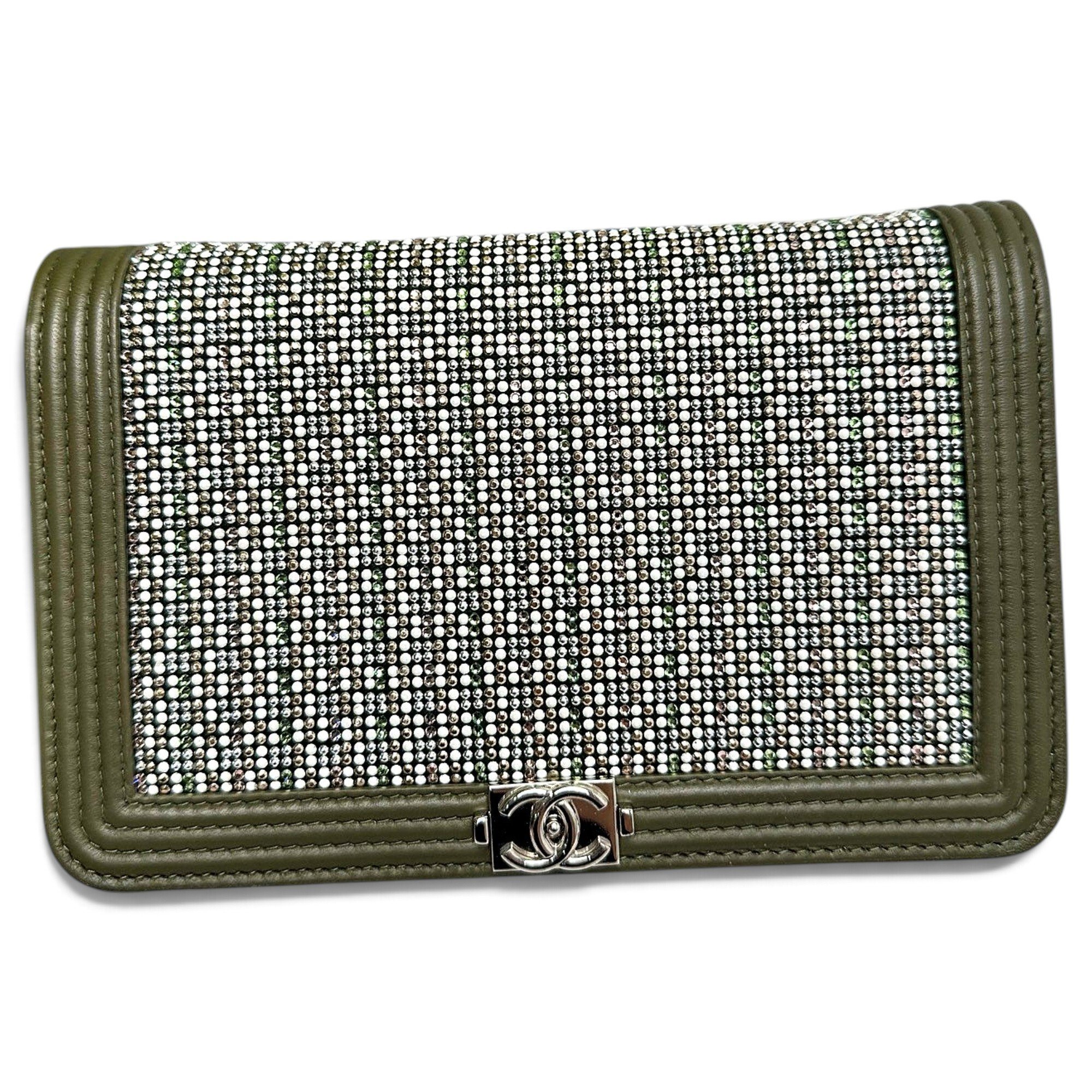 Wallet On Chain Boy leather handbag