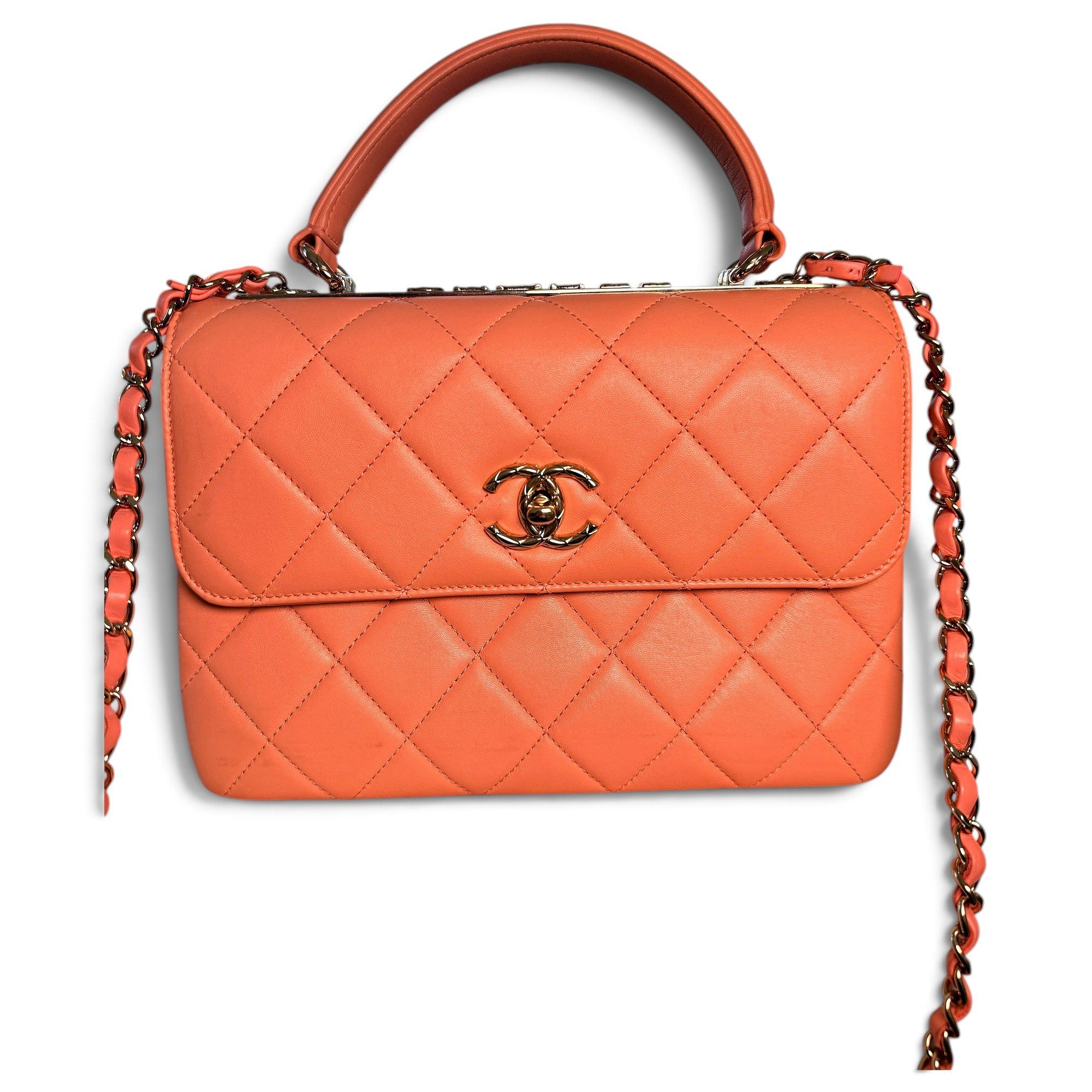 Chanel Trendy CC Flap leather handbag