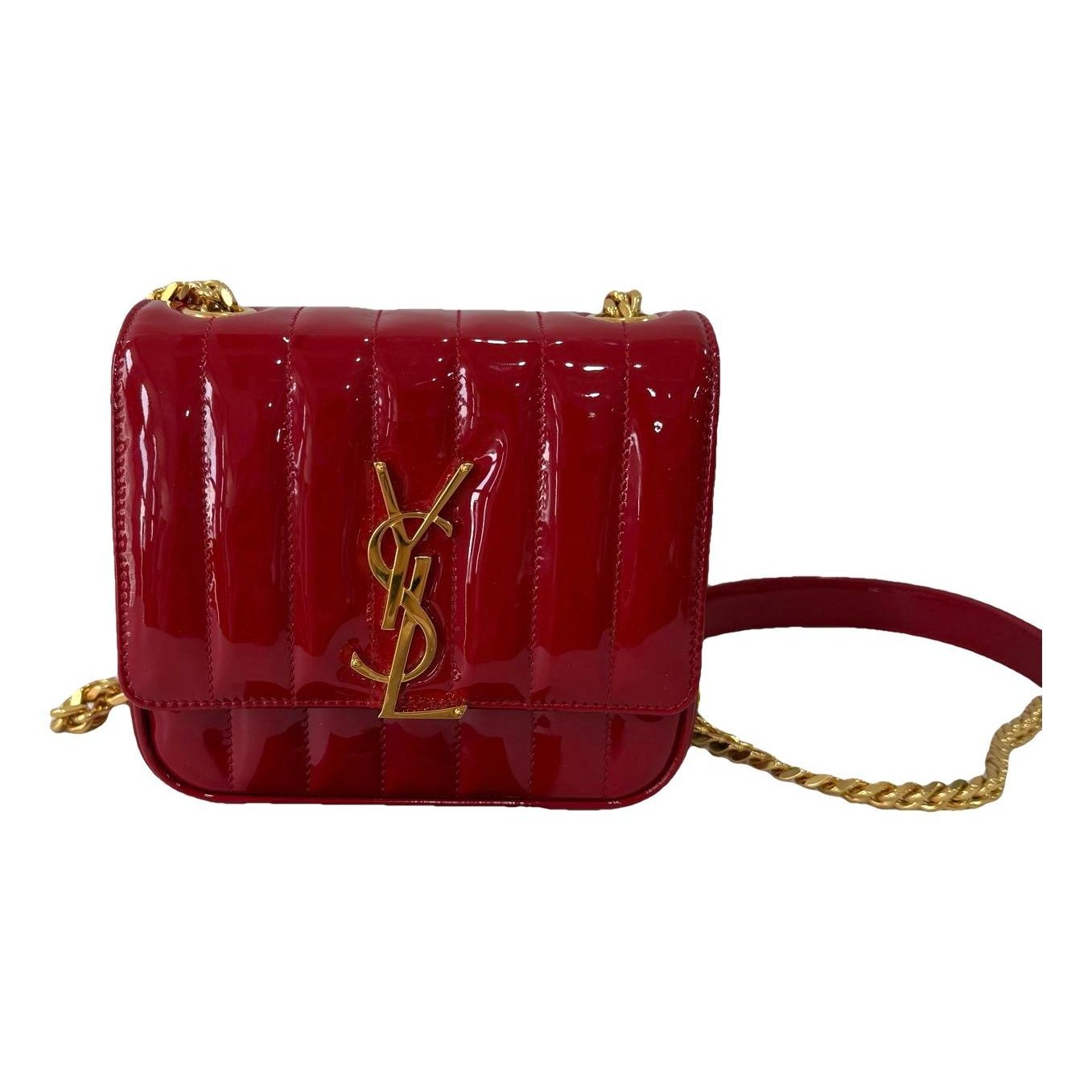 Vicky patent leather crossbody bag