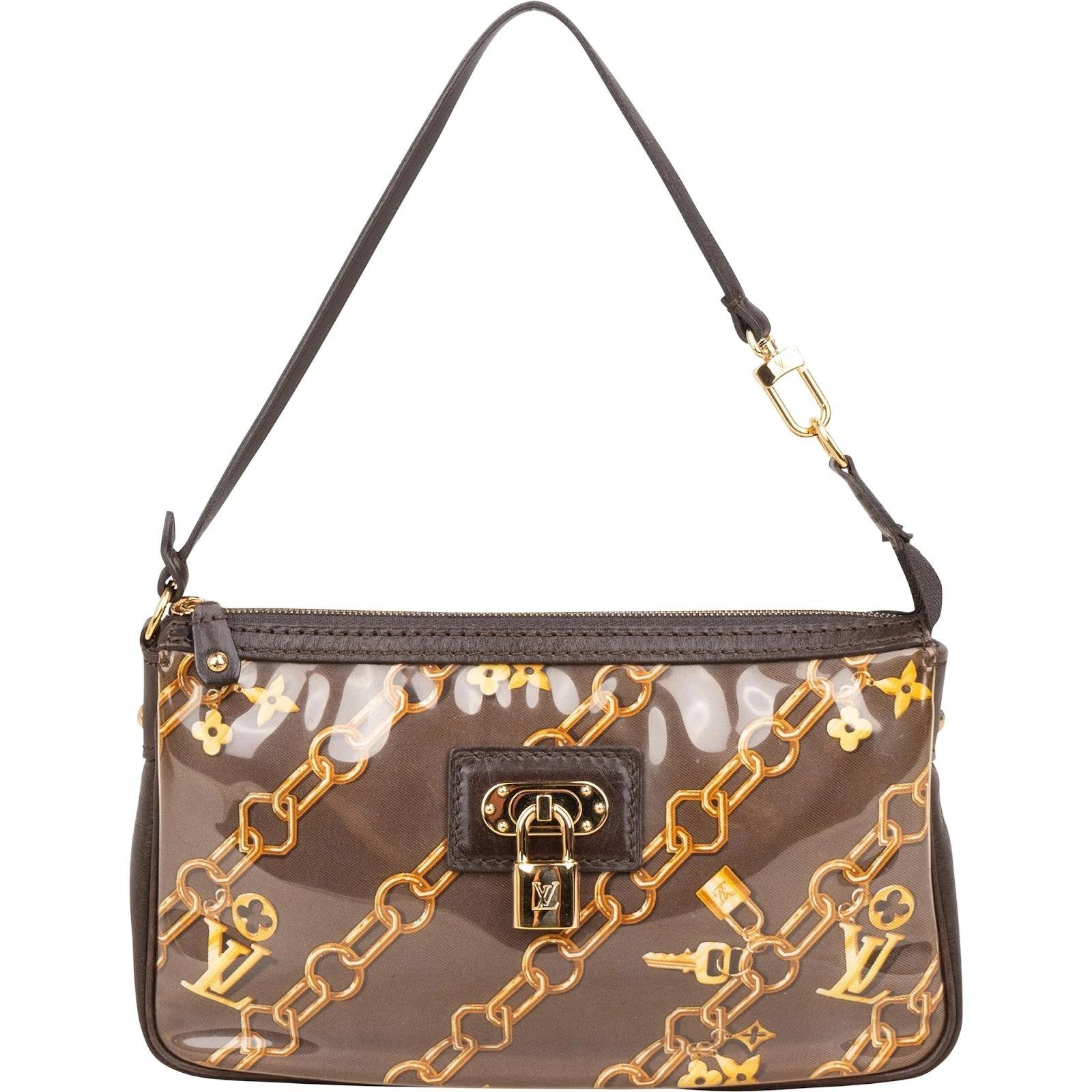 Pochette Accessoire leather handbag