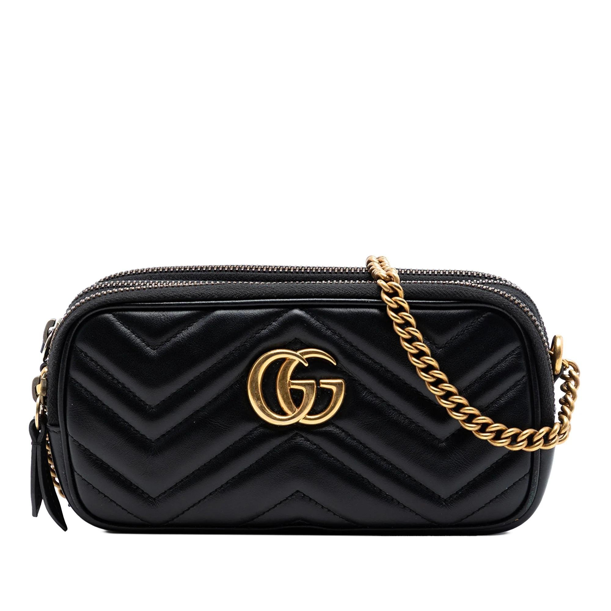 GG Marmont pony-style calfskin handbag