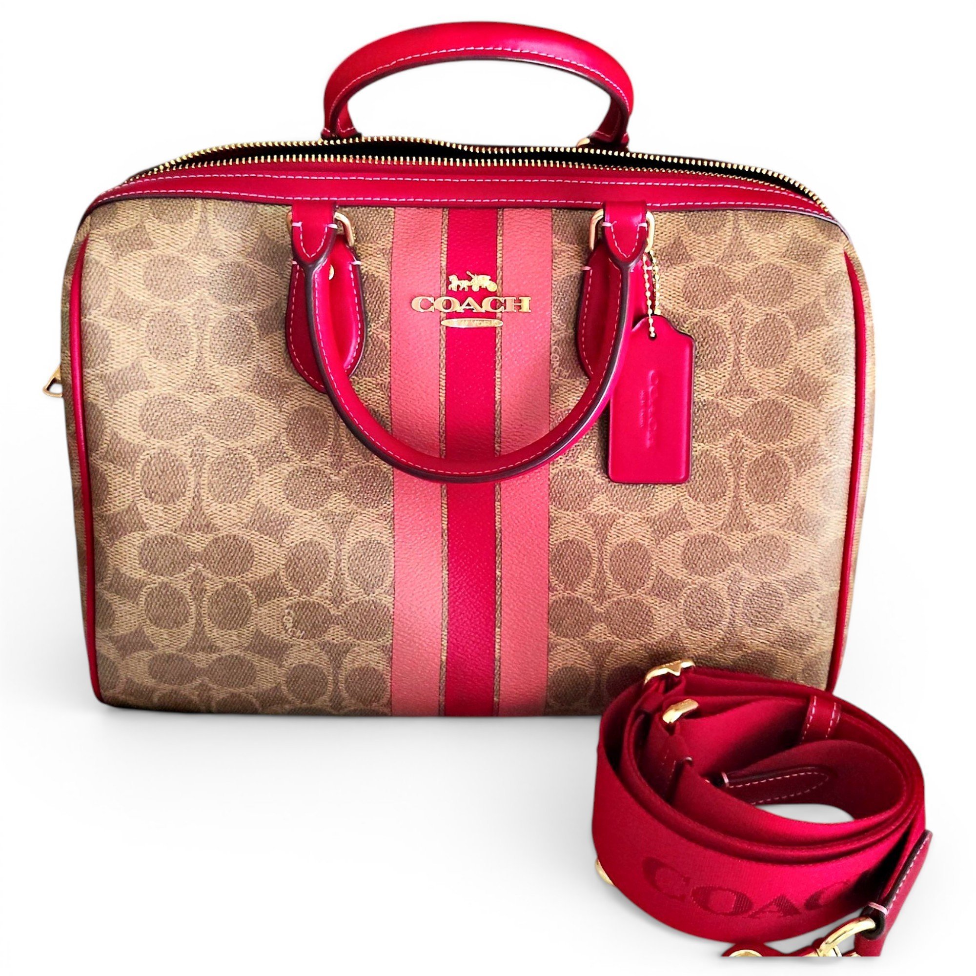 Leather handbag