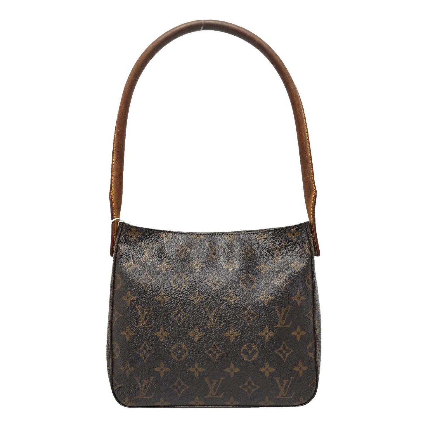 Looping leather handbag