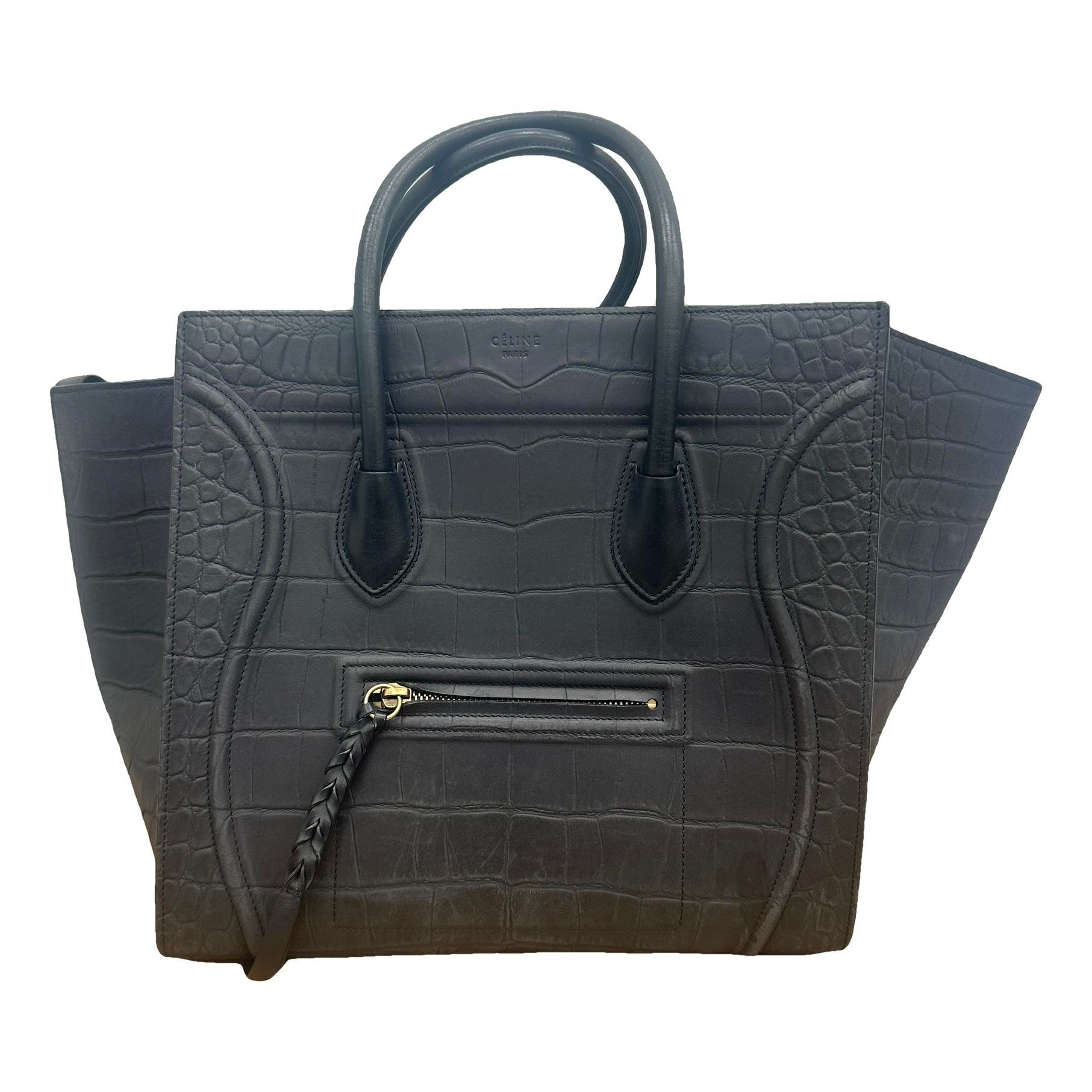 Luggage leather handbag