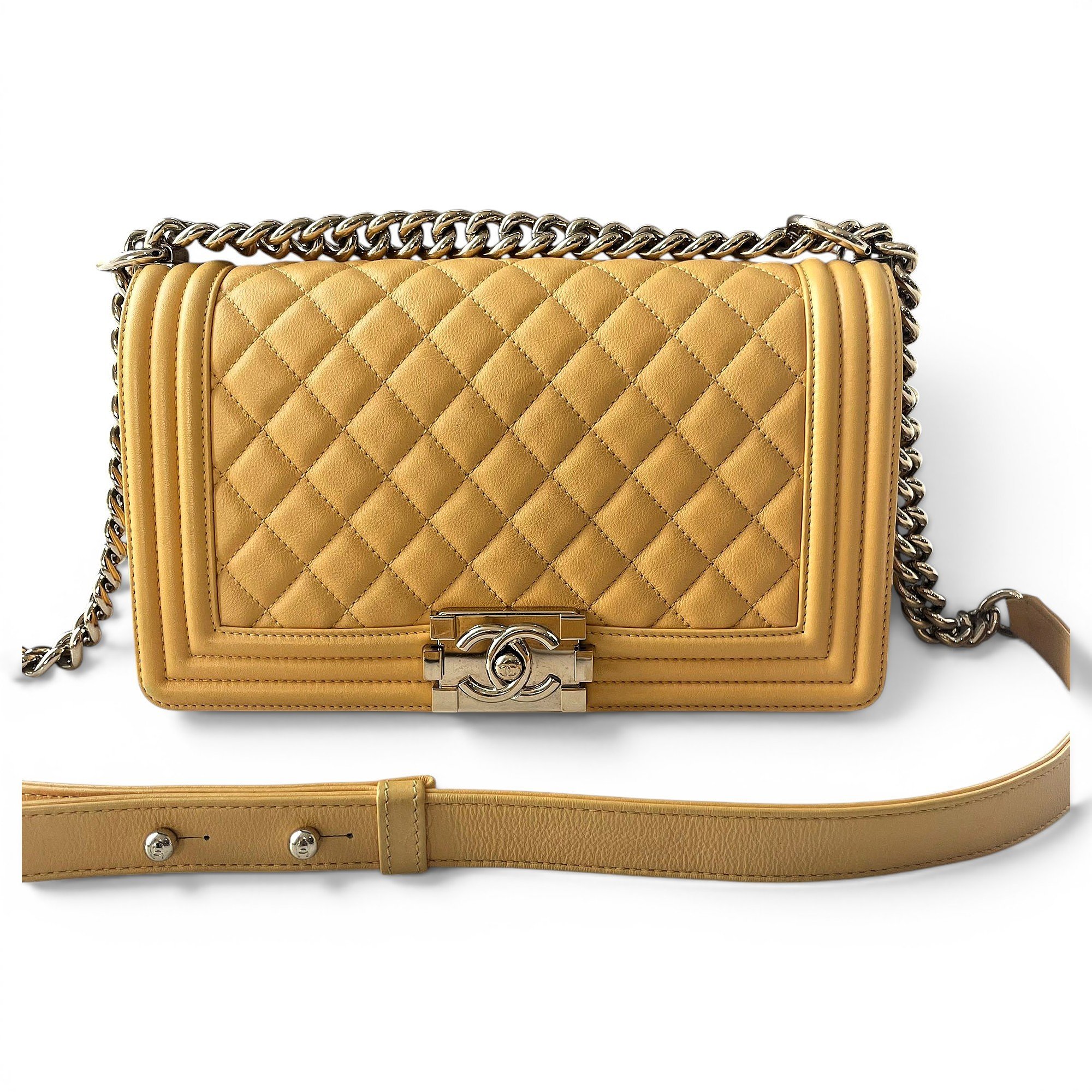 Boy leather crossbody bag
