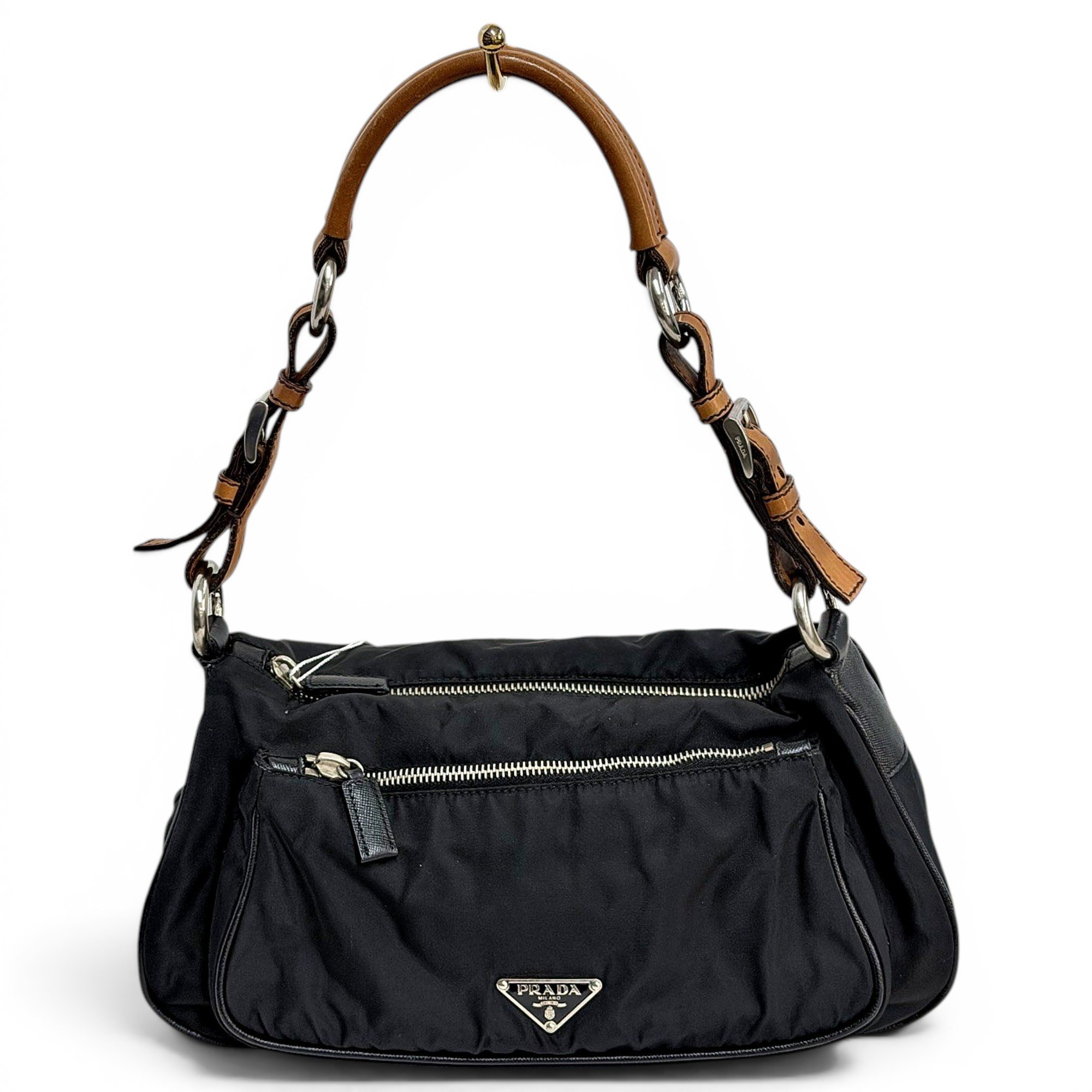 Moon vinyl handbag