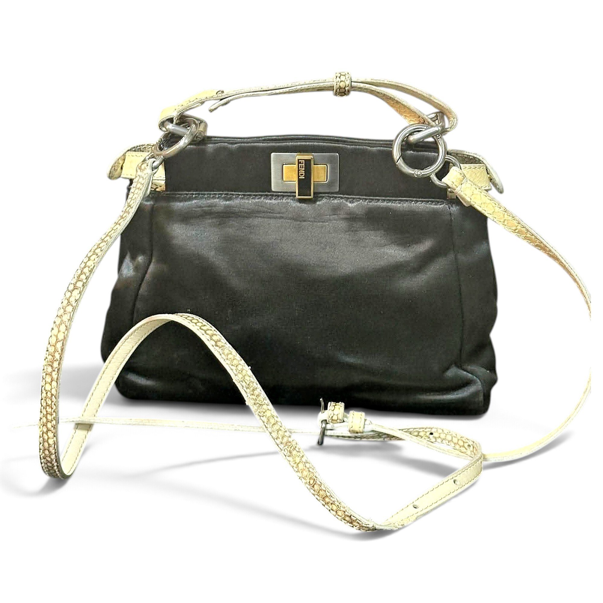 Peekaboo leather crossbody bag