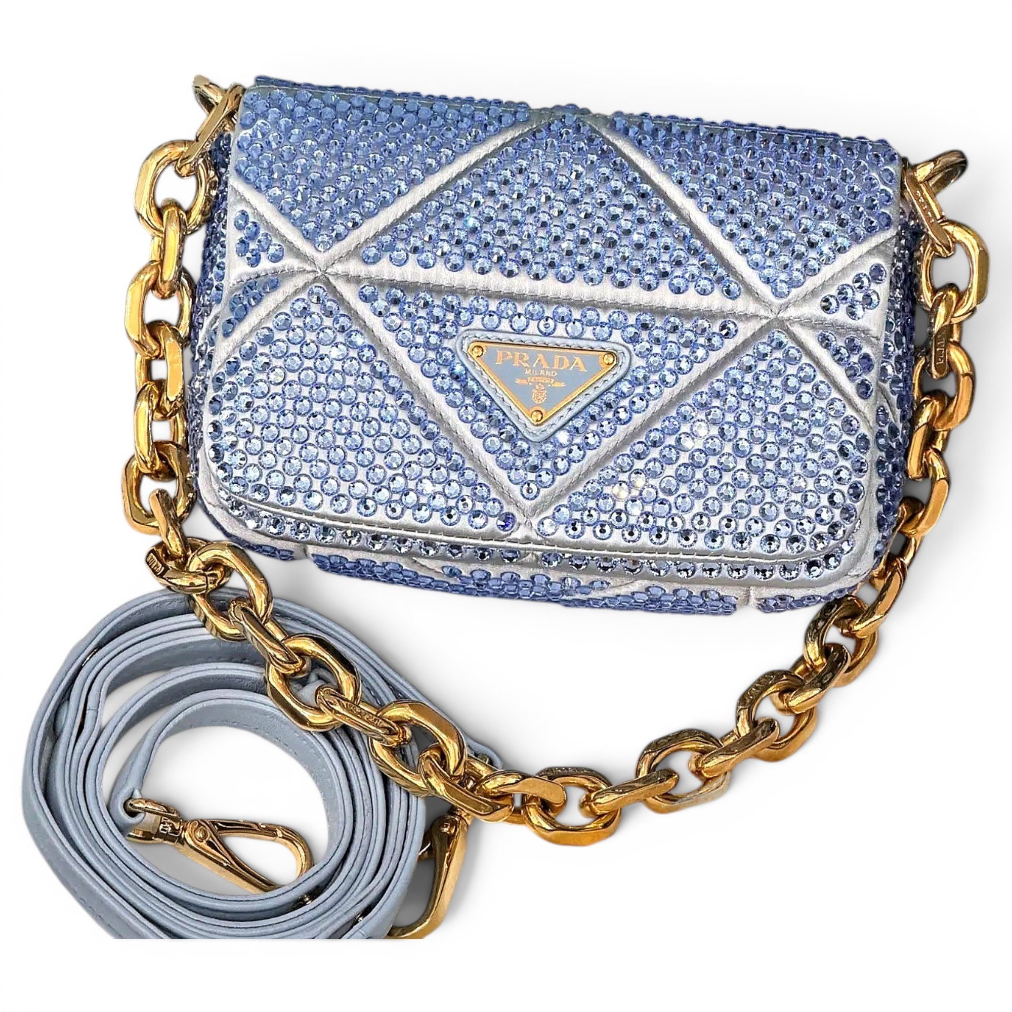 Silk crossbody bag
