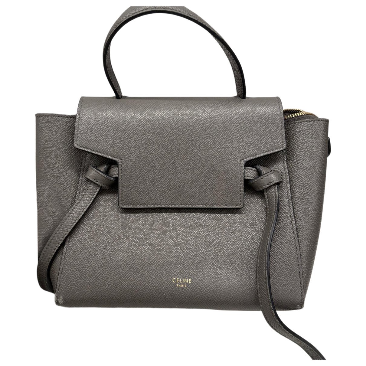 Belt leather handbag