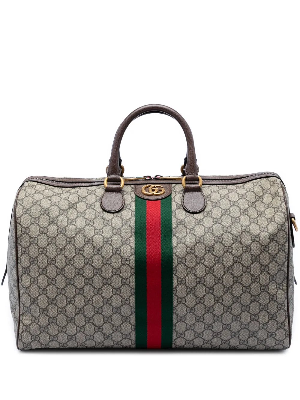 2016-2026 Medium GG Supreme Web Ophidia Carry On Duffle Bag boston bag