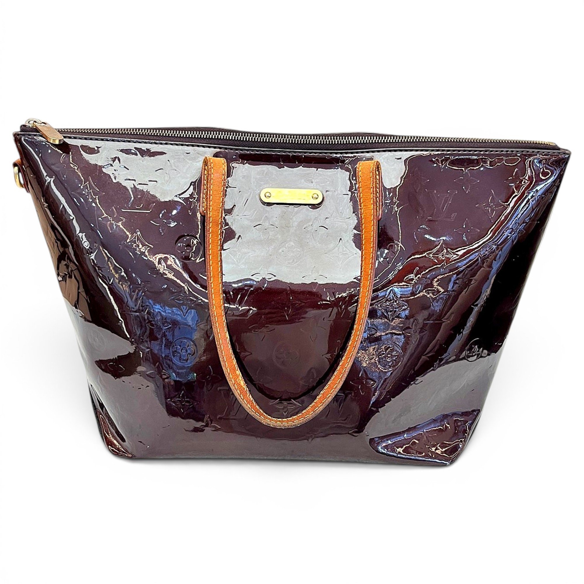 Bellevue patent leather tote