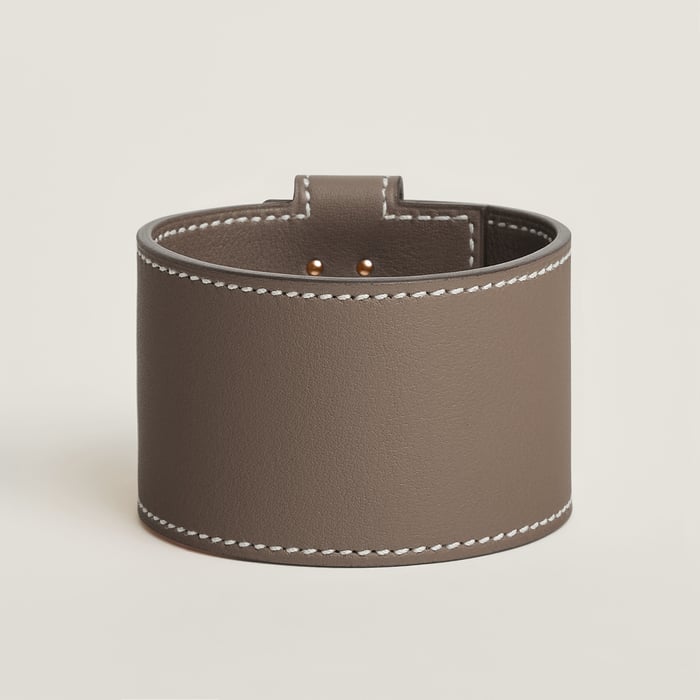 Étoupe Kelly Twist Bracelet, Large Model