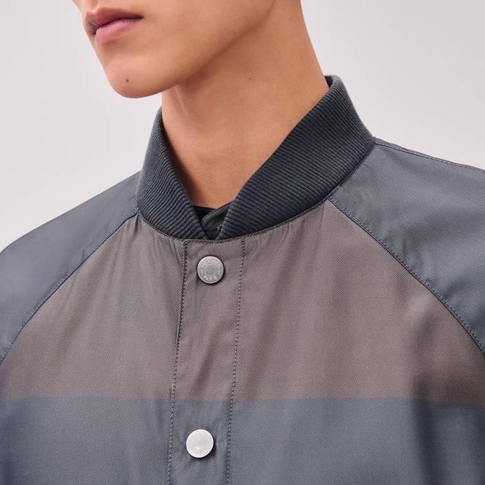 Chocolat "Cambridge" Rib-trim Jacket