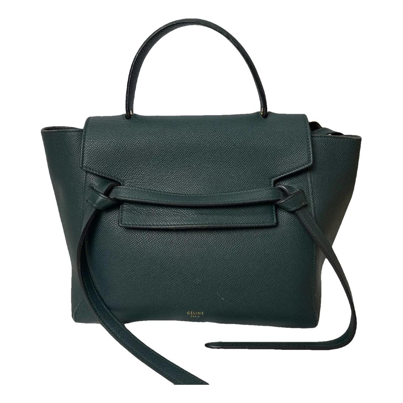 Belt leather handbag
