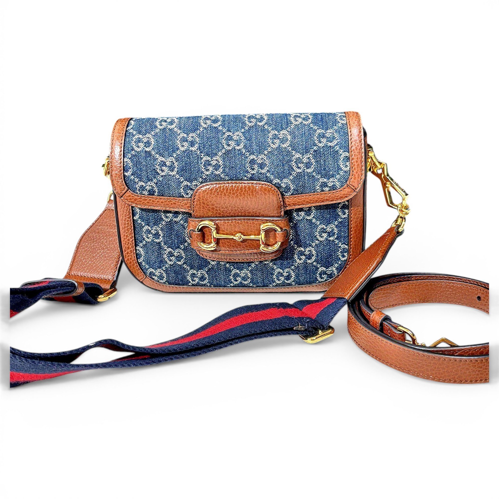 Horsebit 1955 cloth handbag