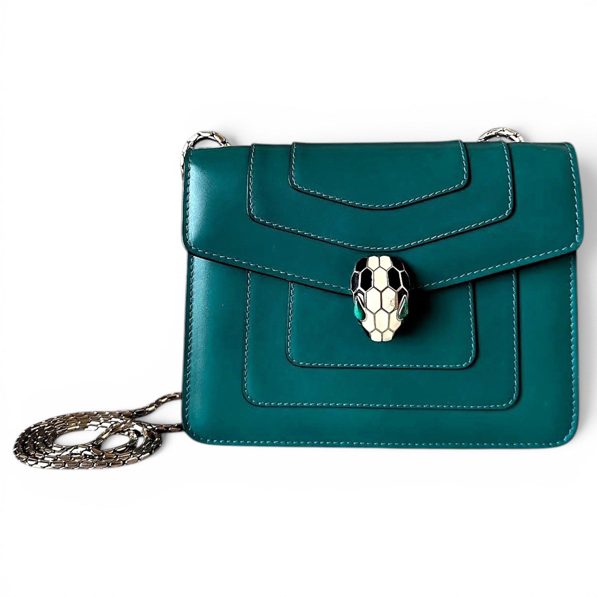 Serpenti leather crossbody bag