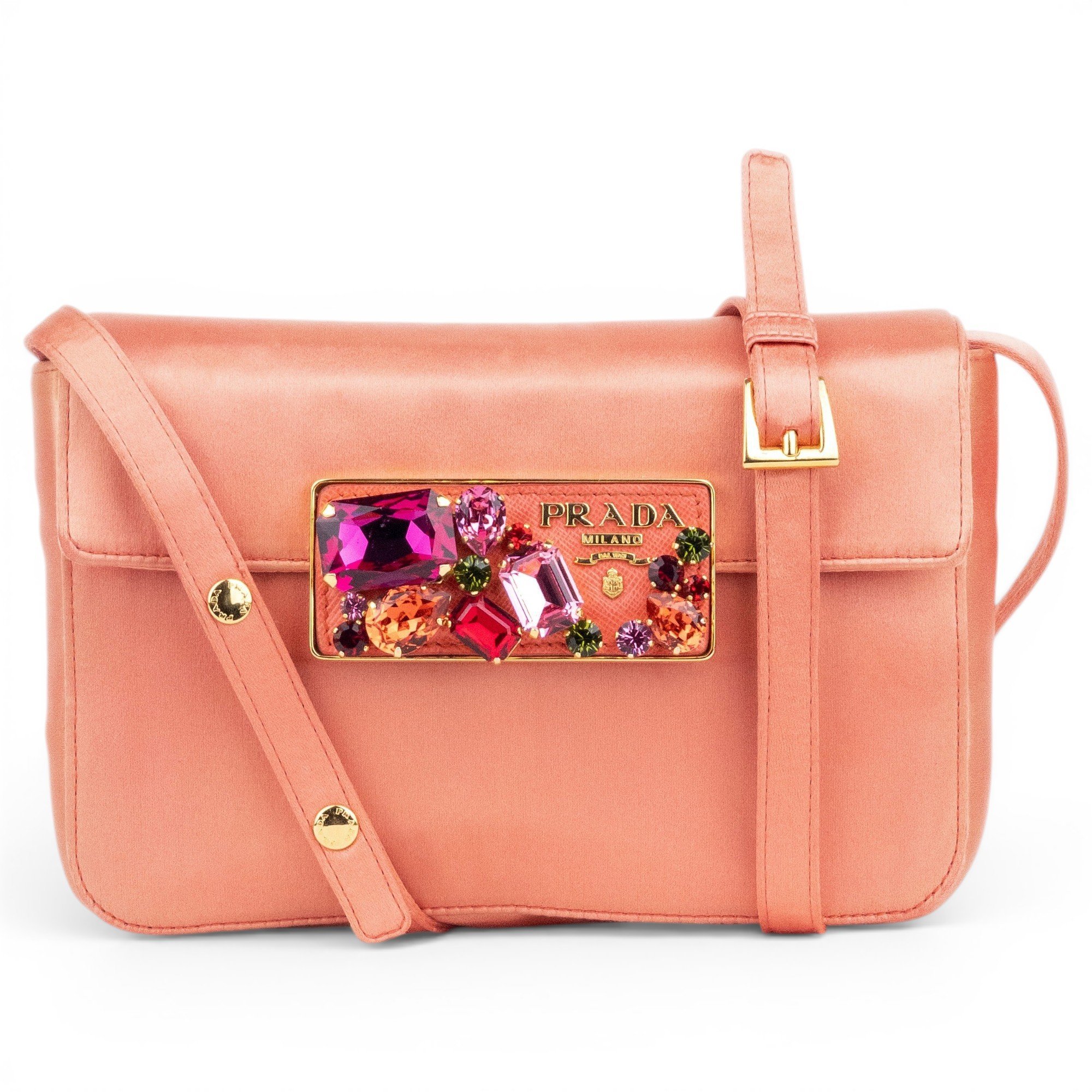 Silk crossbody bag