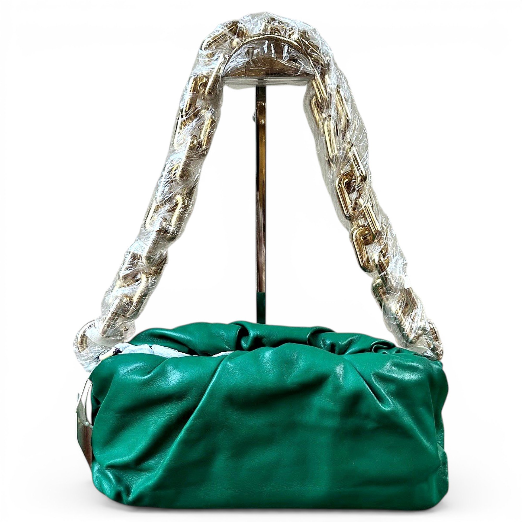 Chain Pouch leather handbag