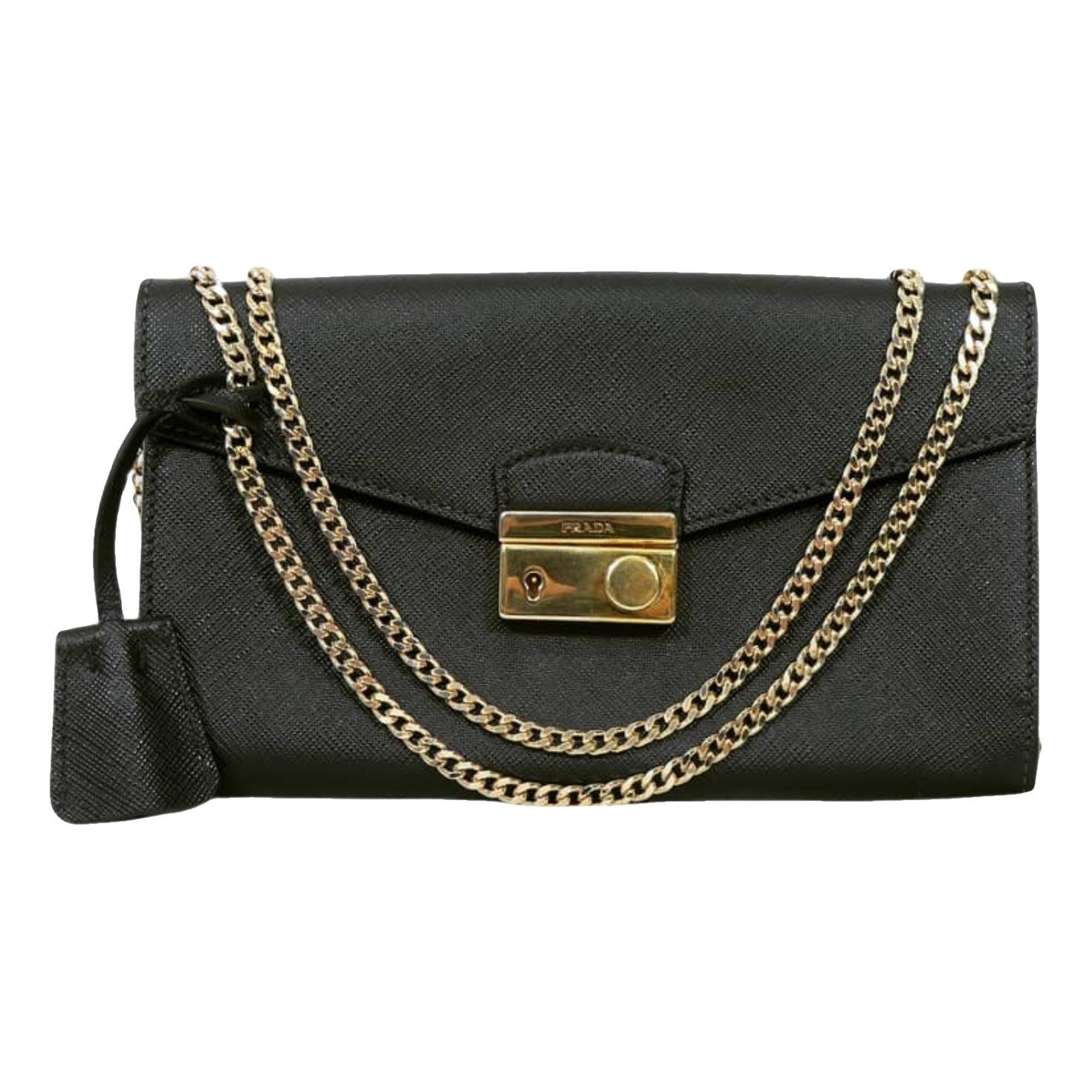 Sound leather crossbody bag