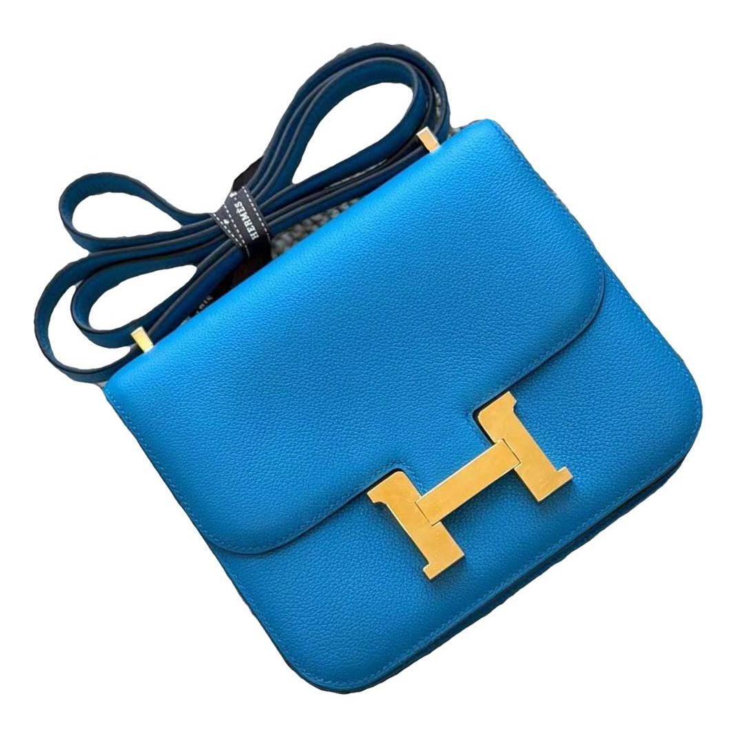 Hermes Constance Handbag Evercalf Leather