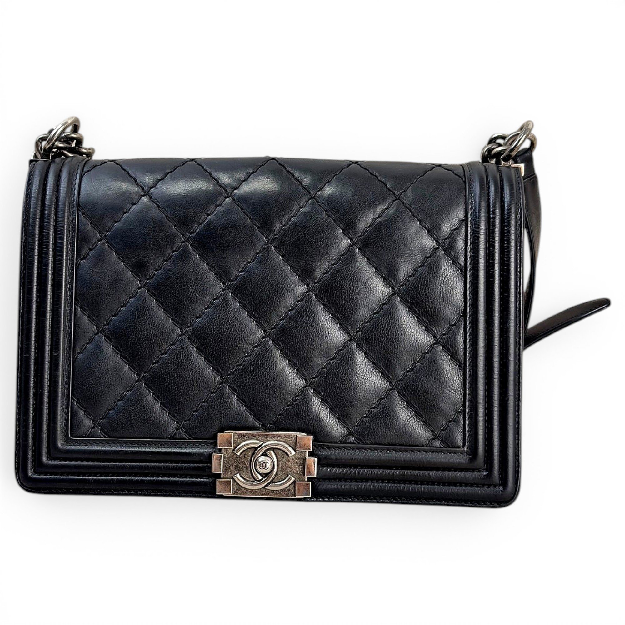 Boy leather crossbody bag