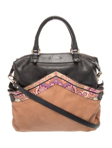 Leather Top Handle Bag