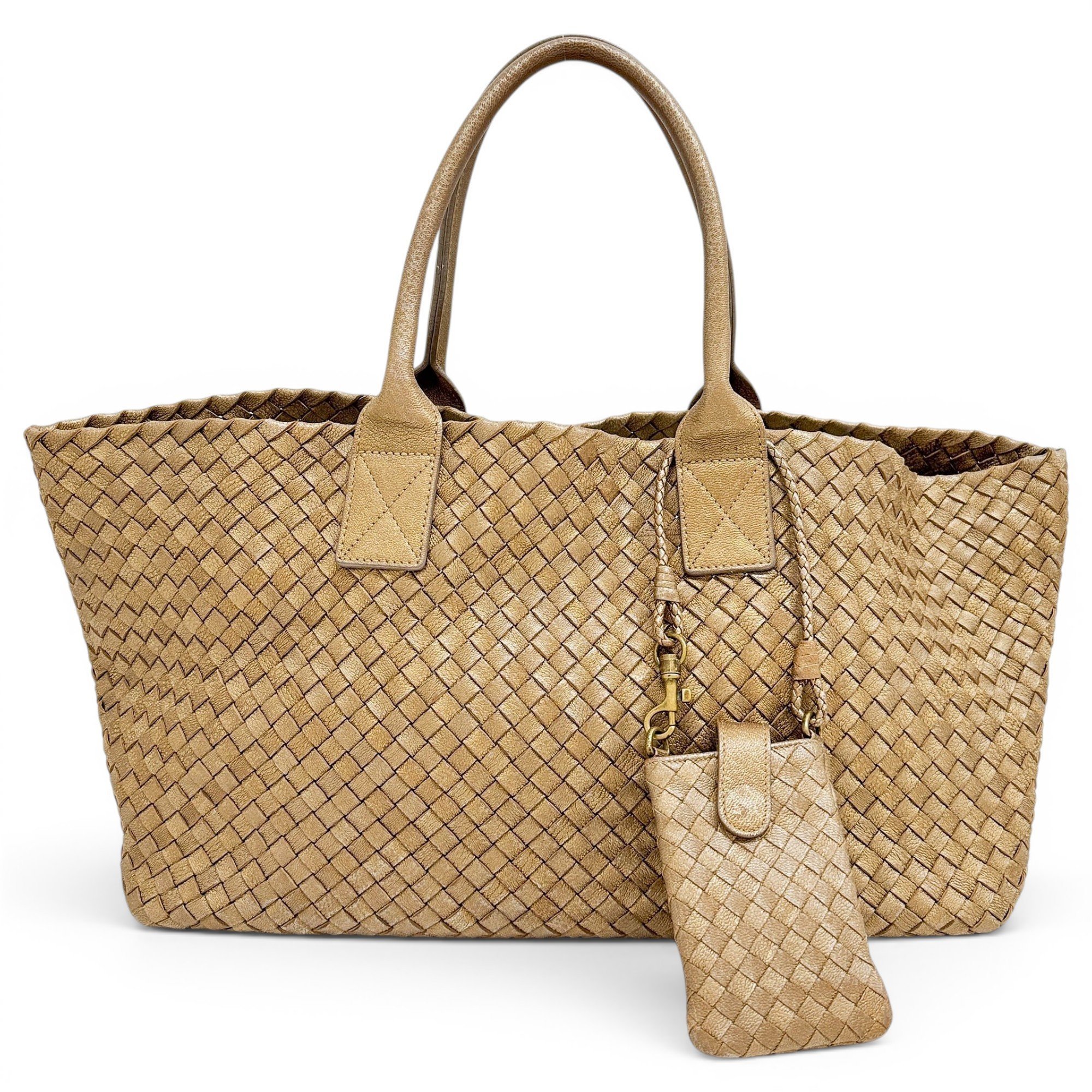 Cabat leather tote