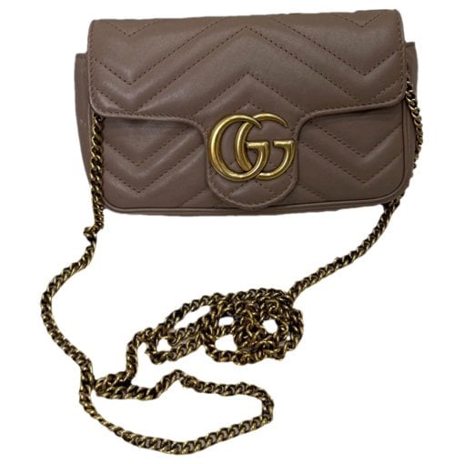 GG Marmont Flap leather handbag