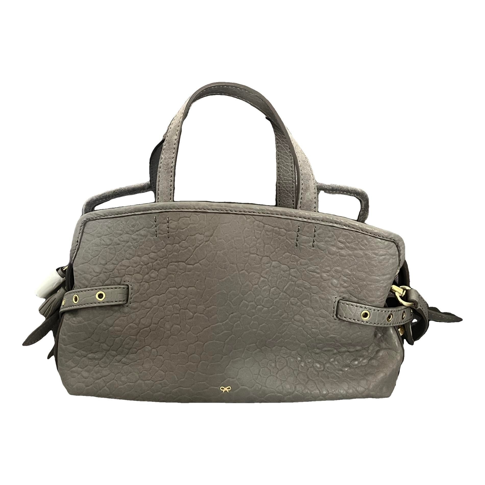 Leather tote