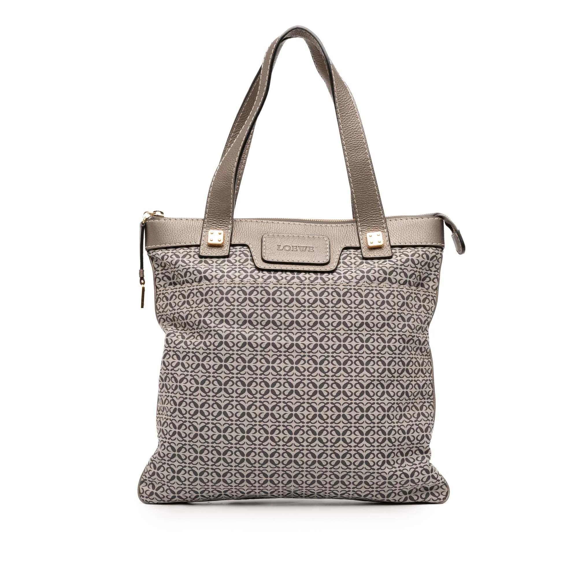 Anagram leather tote