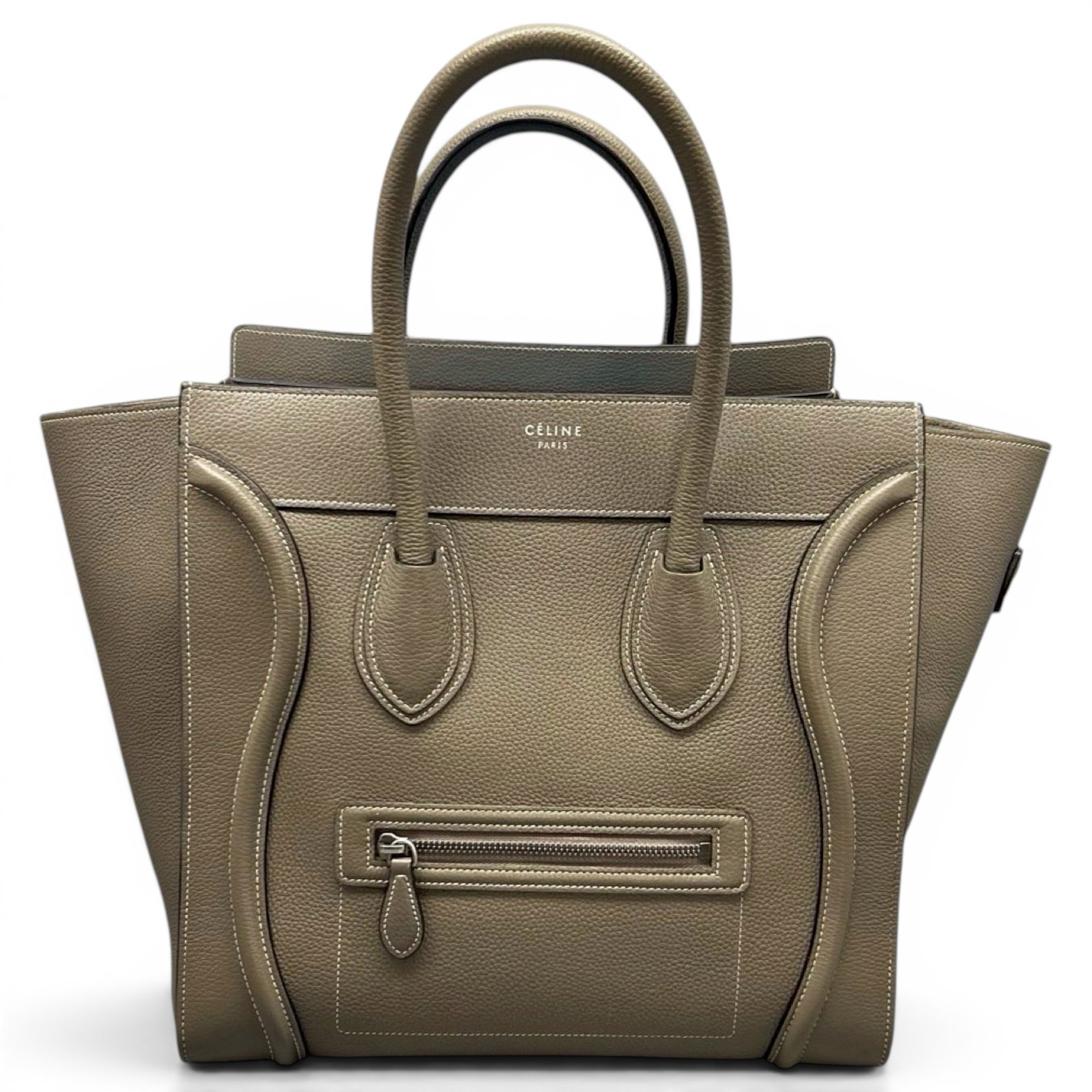 Luggage leather handbag