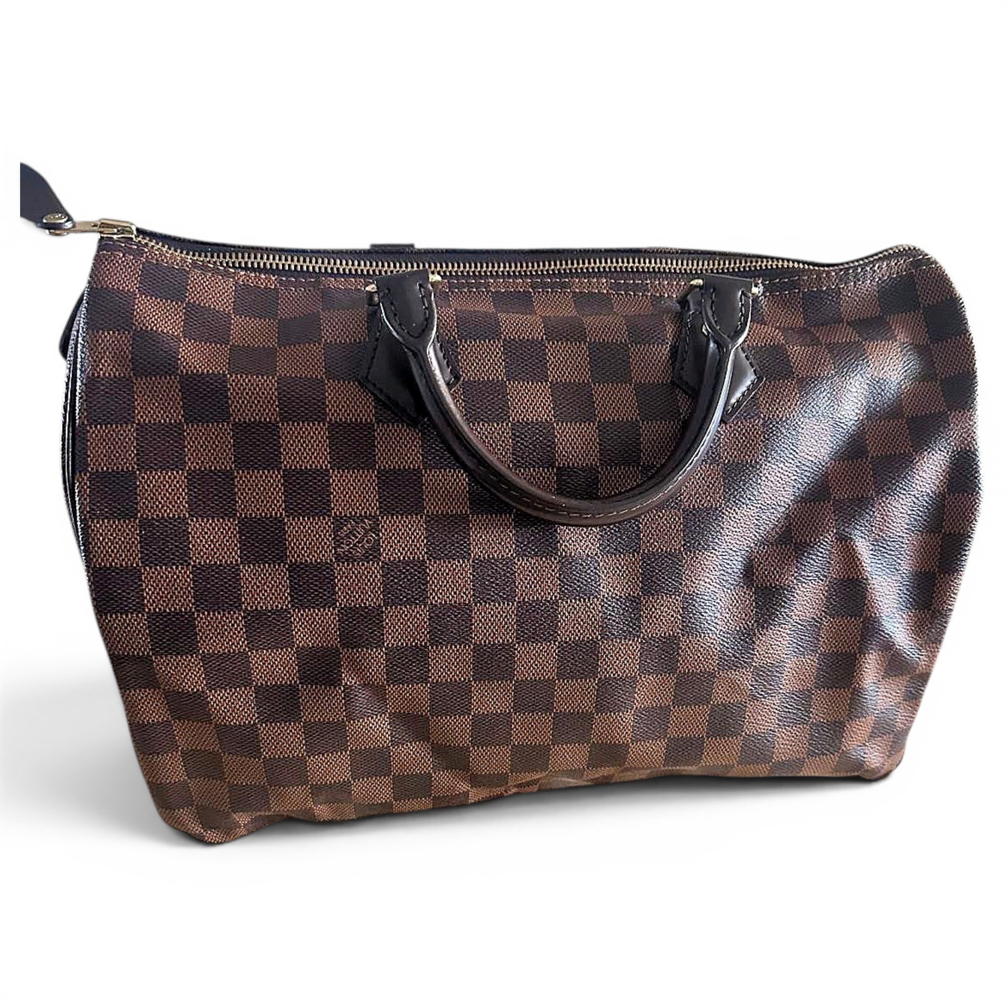 Speedy leather handbag
