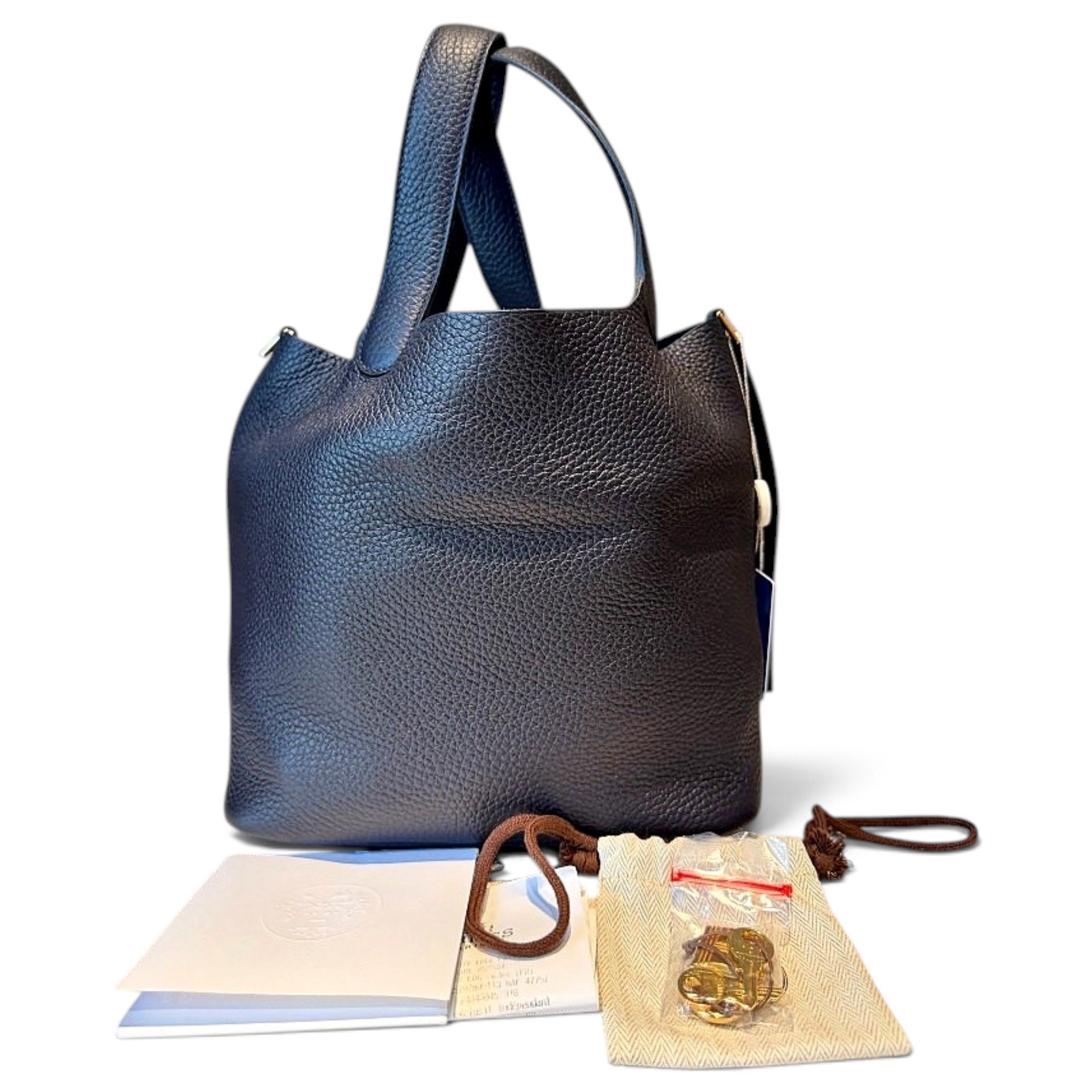 Hermes Picotin leather handbag