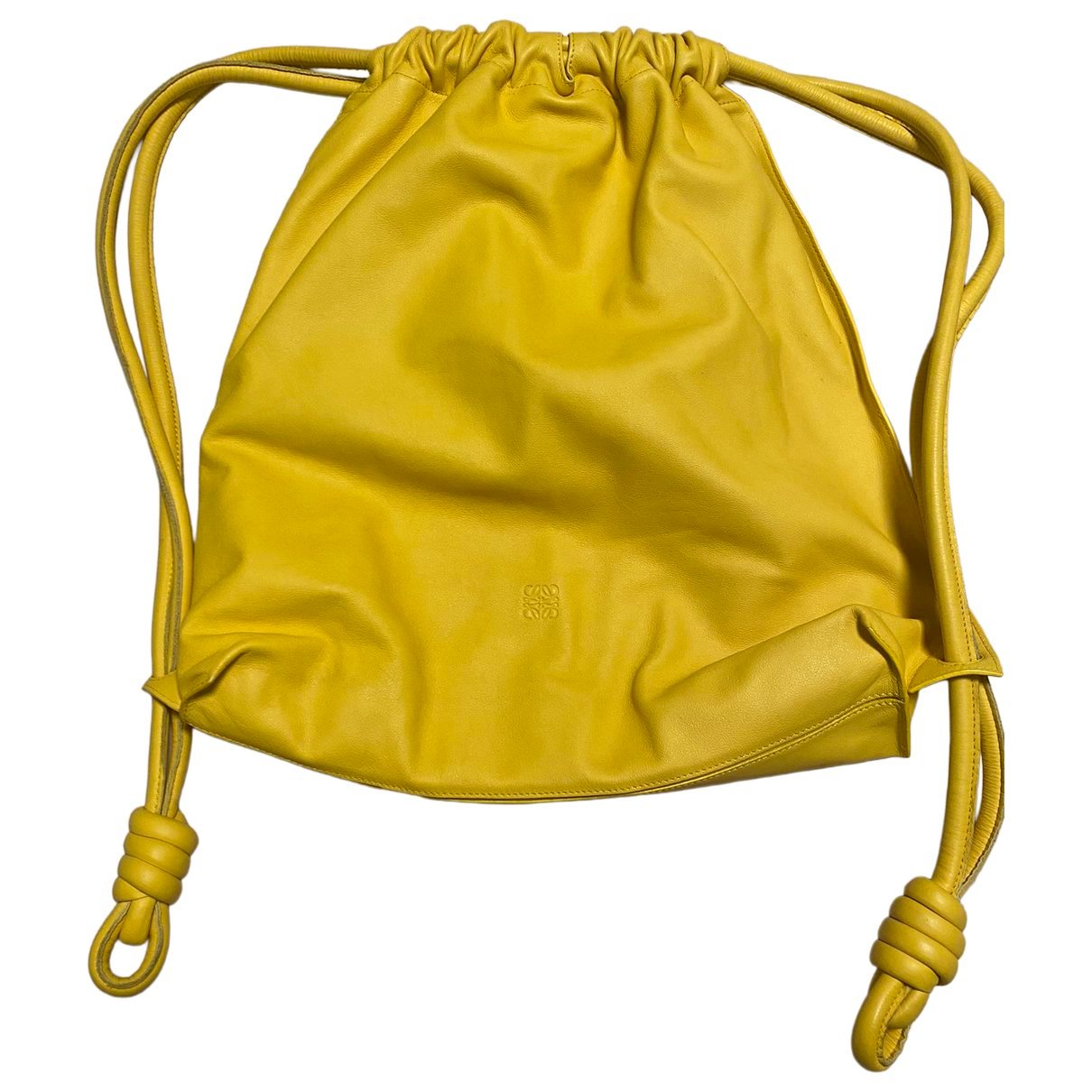 Leather backpack