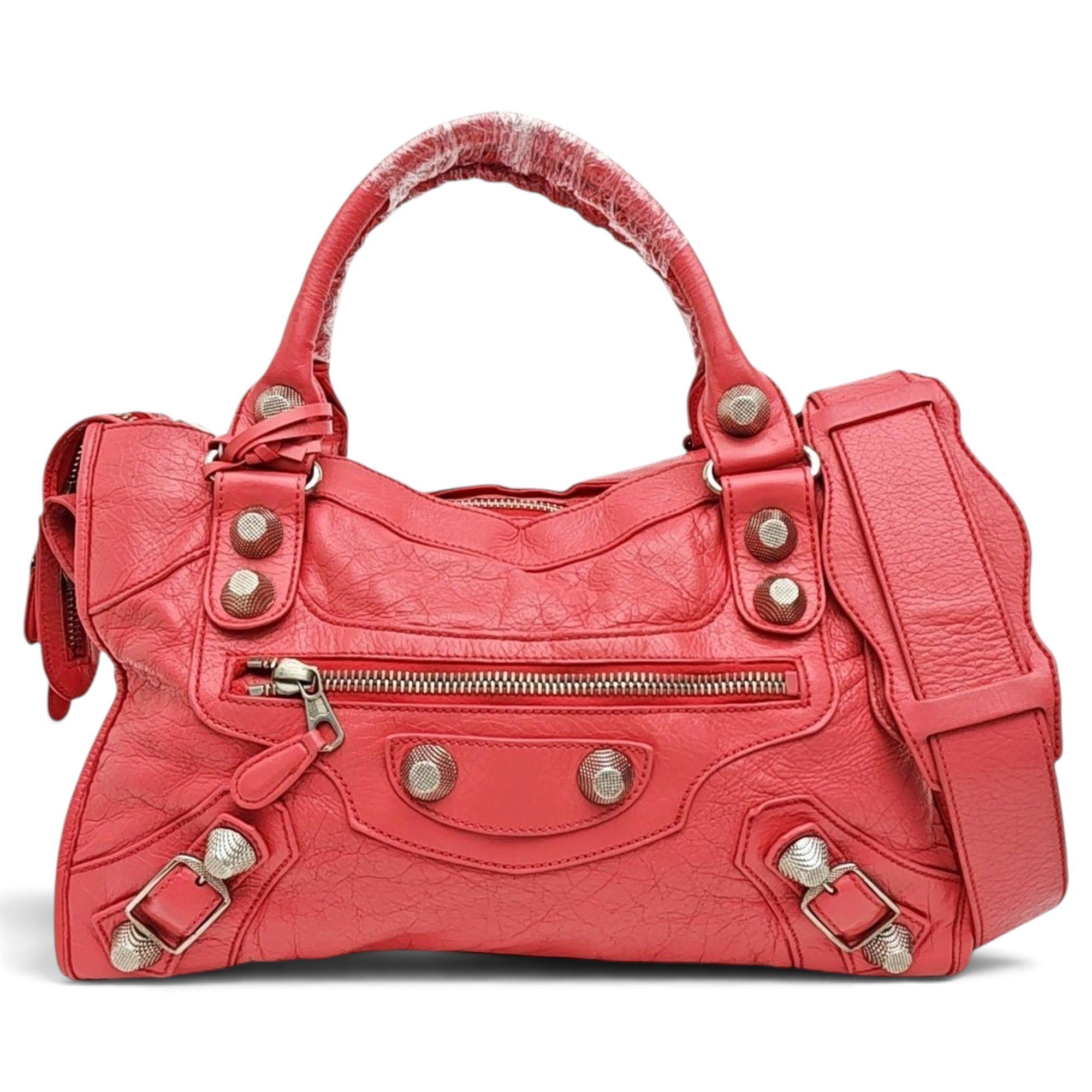 Leather handbag
