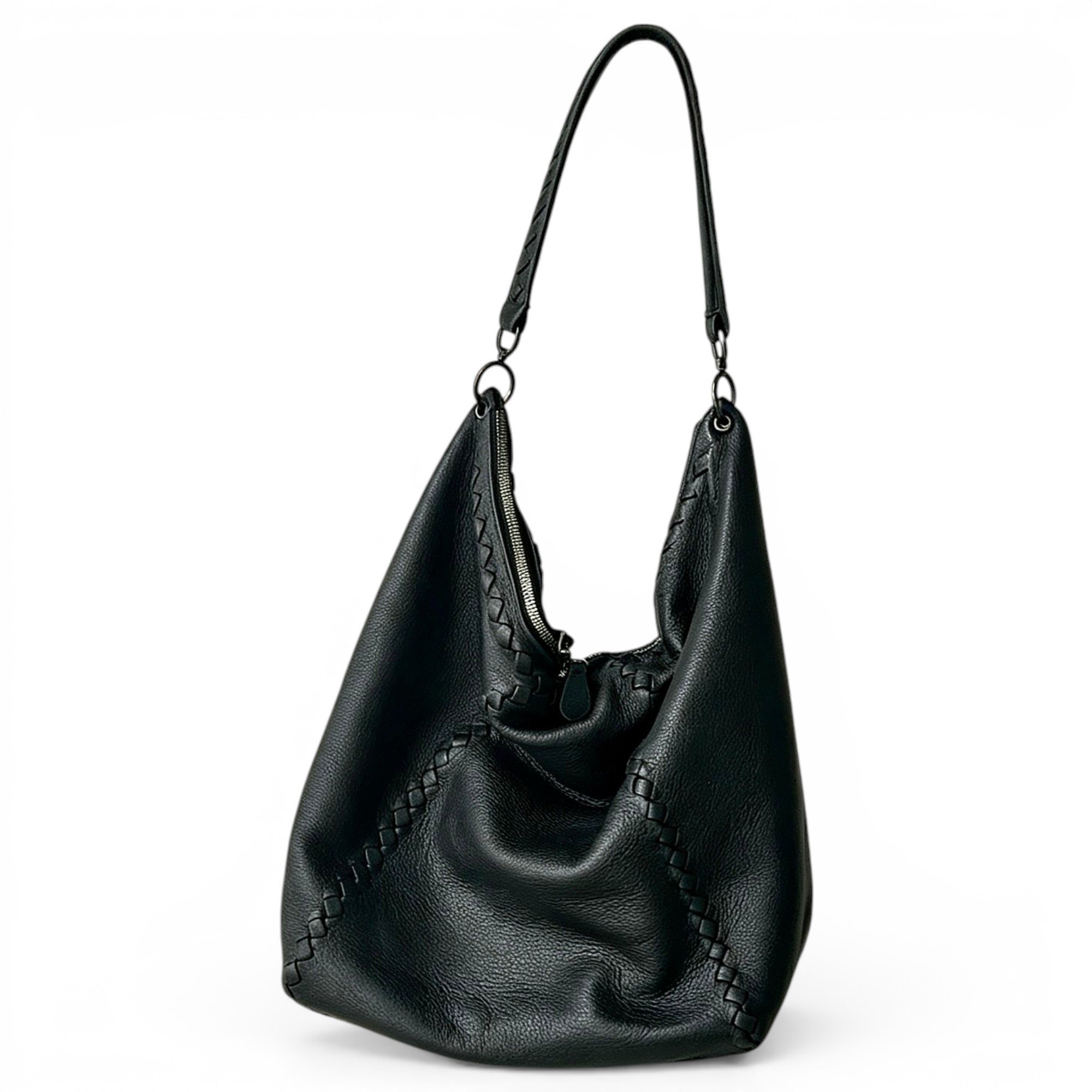 Leather handbag