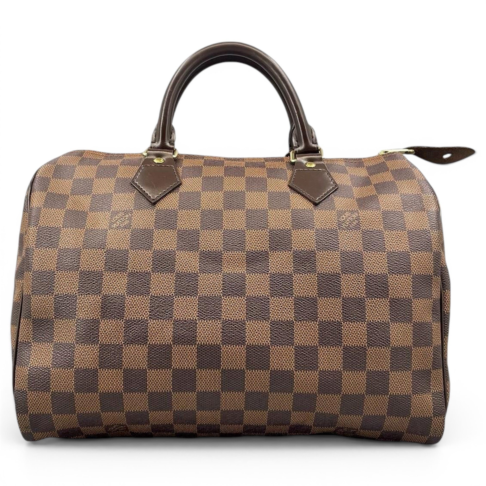 Speedy leather handbag