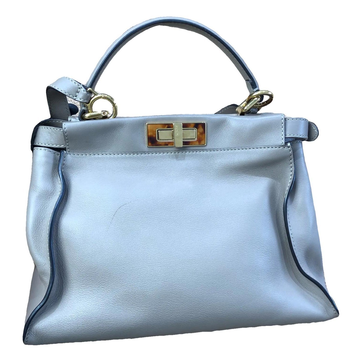 Peekaboo leather handbag
