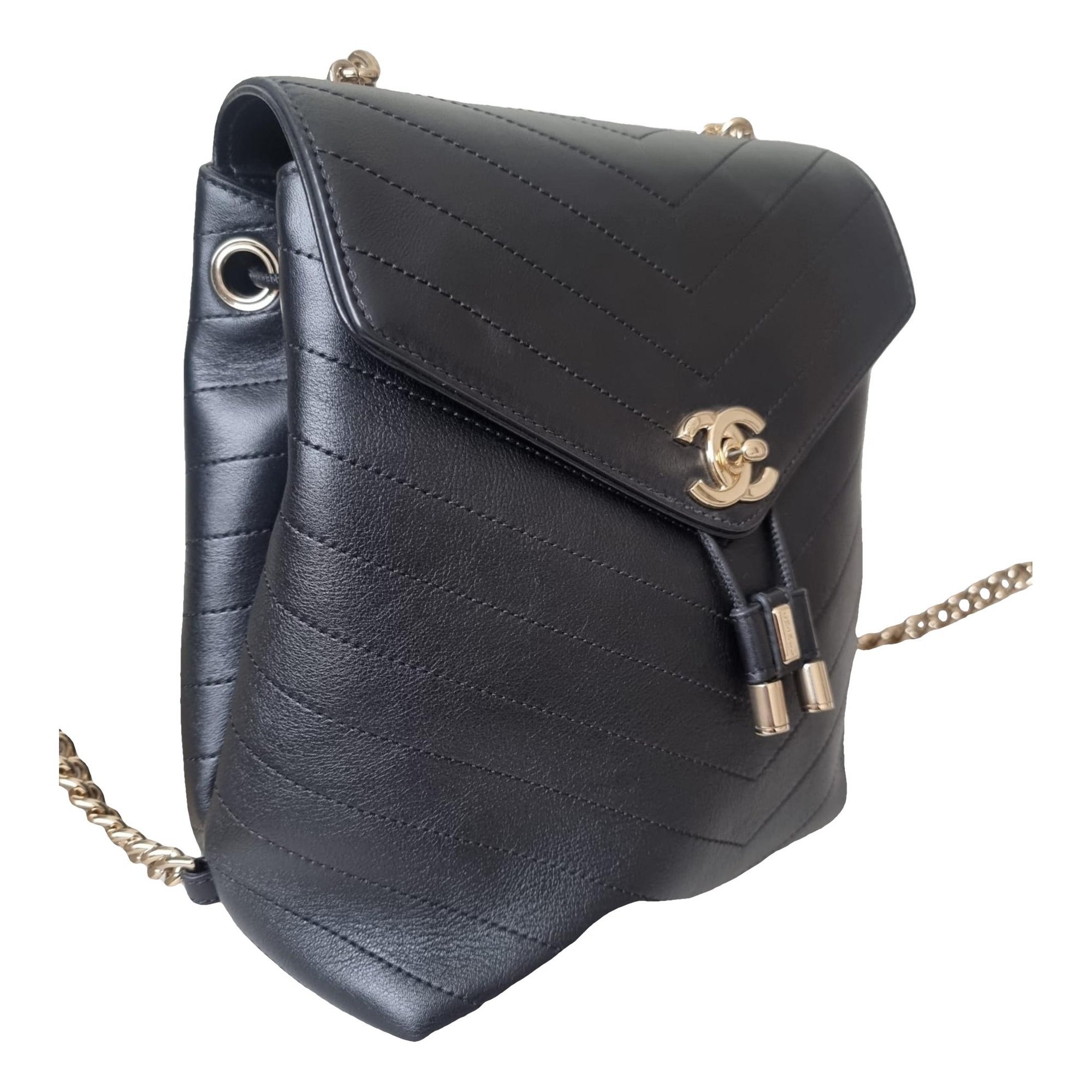 Cocoon leather backpack