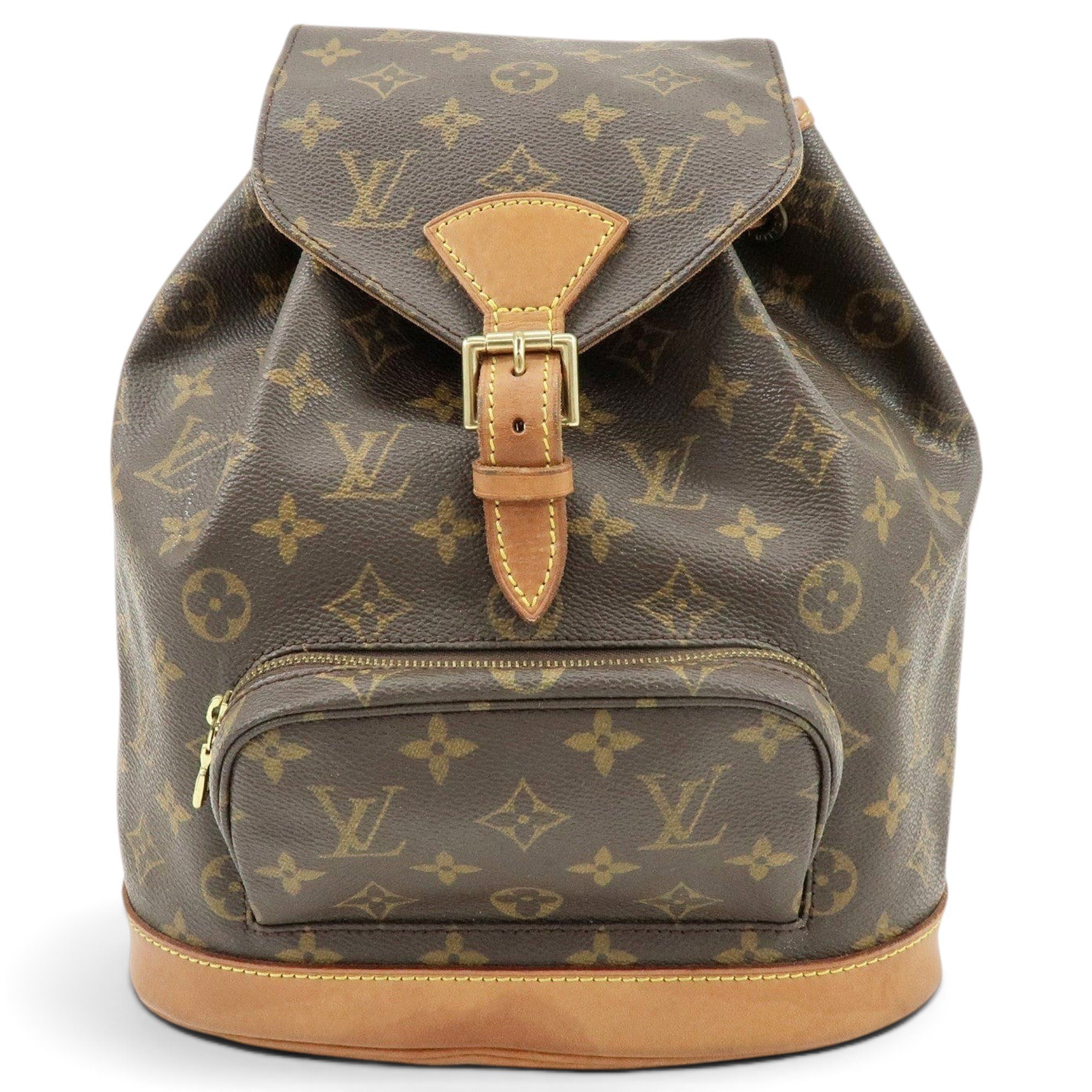 Montsouris leather backpack