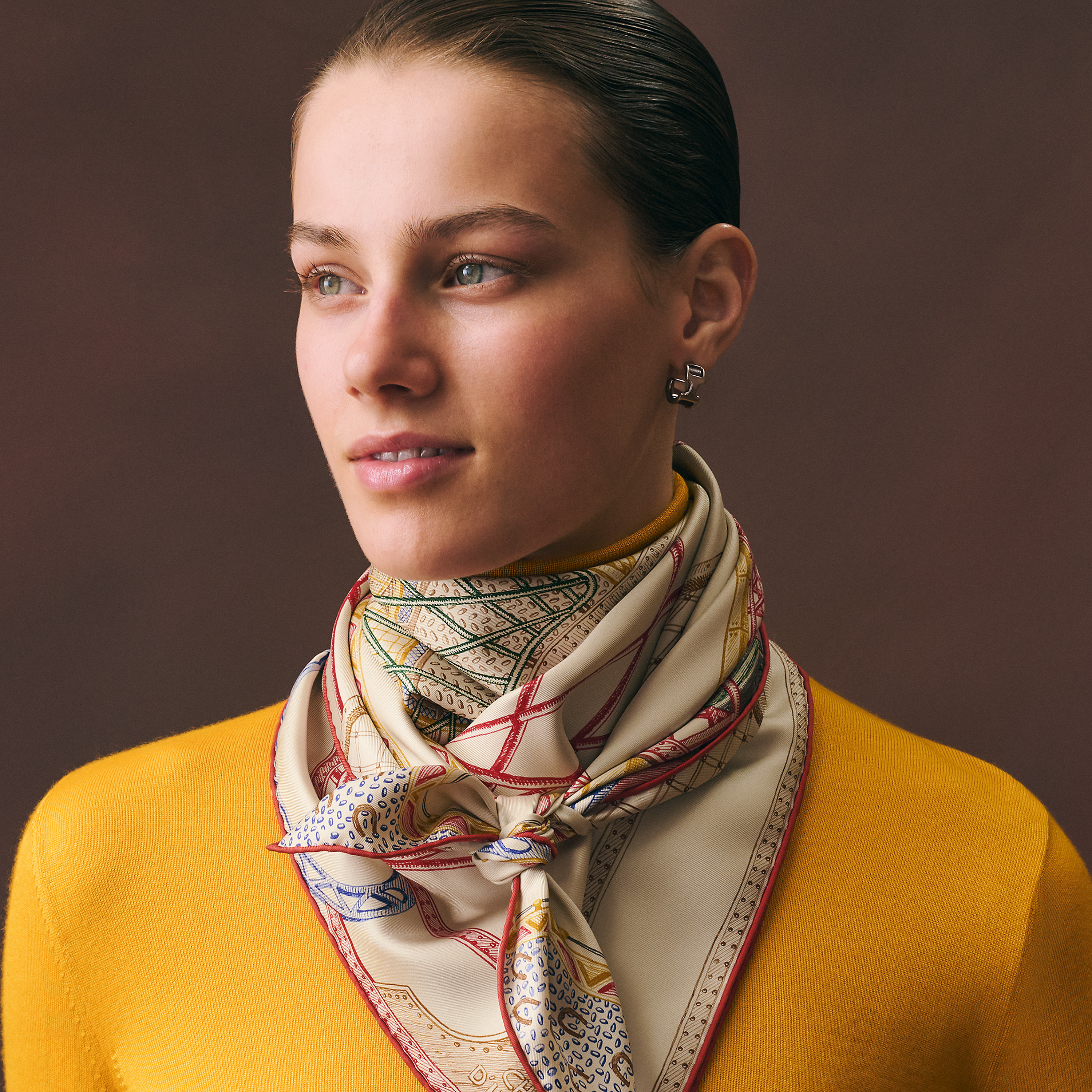 Chevaux d'Hephaistos scarf 90