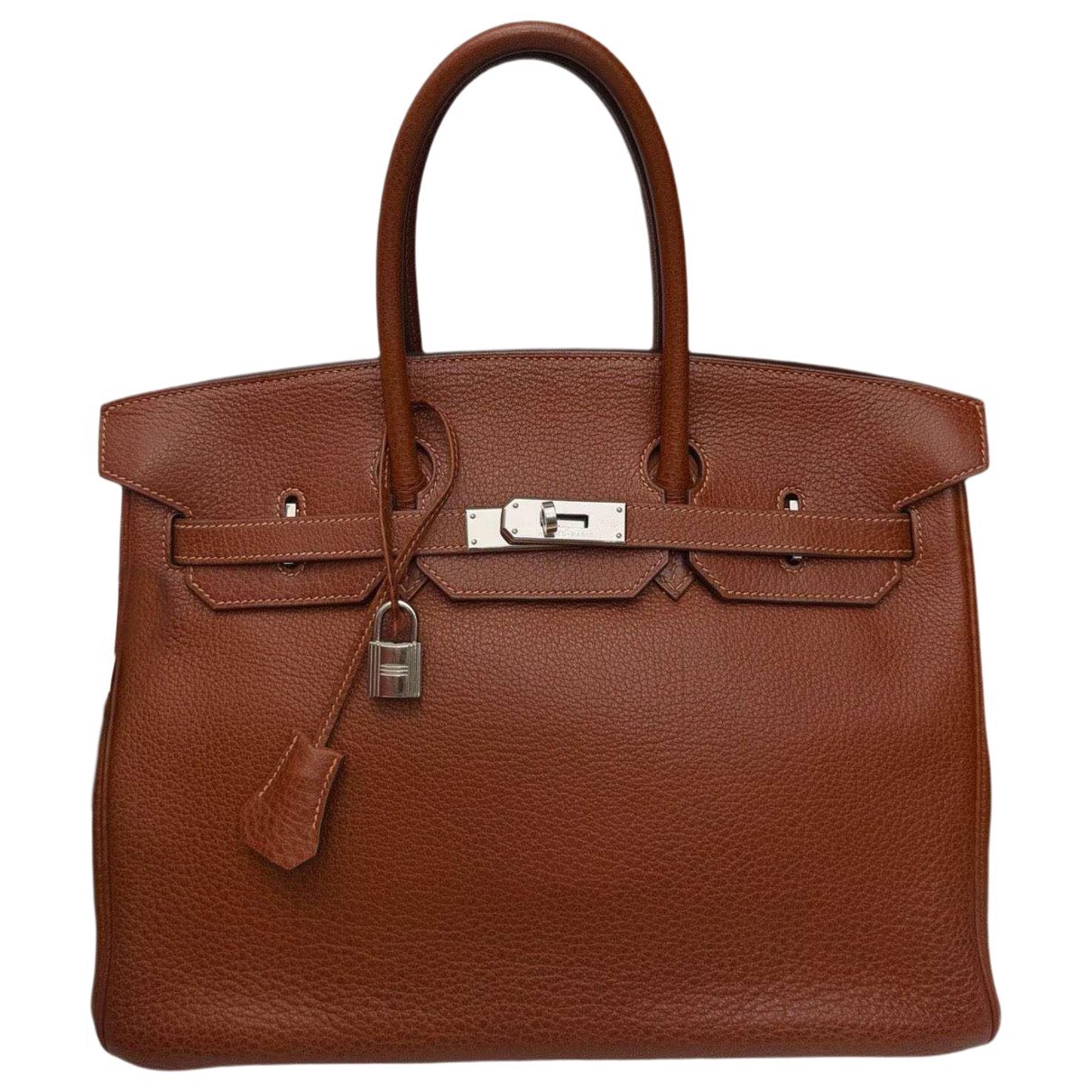 Birkin 35 leather handbag