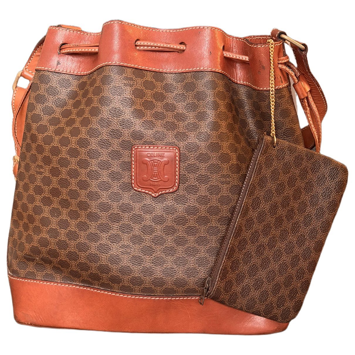 SAC SEAU leather handbag